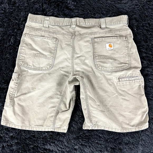 tan carhartt carpenter shorts no tag fit like size 38-40 - Picture 1 of 3